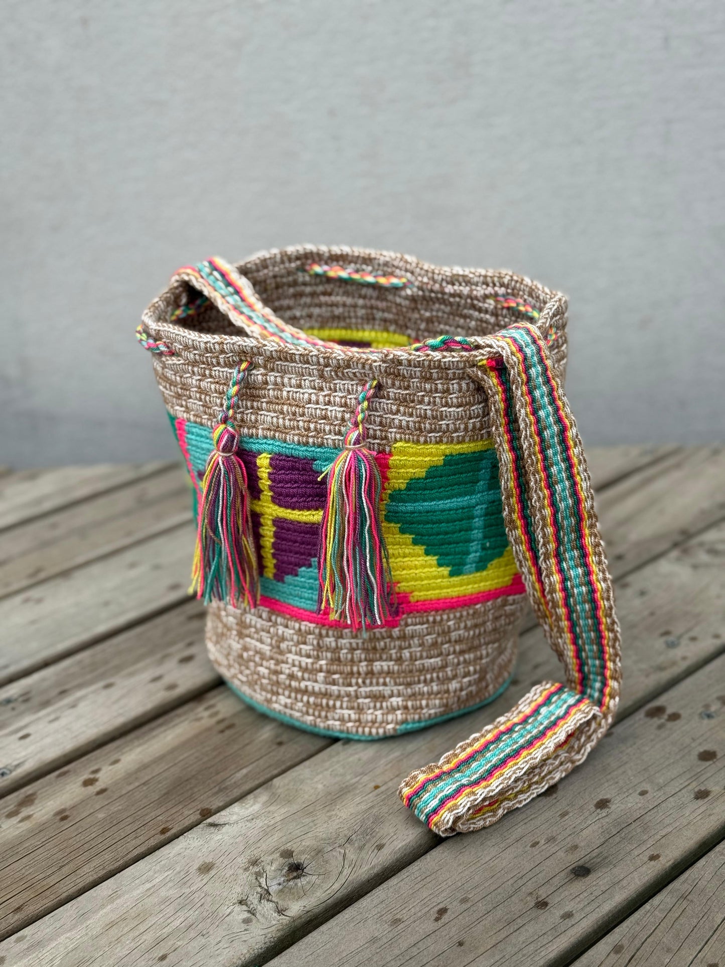 Mochila MEDIANA Tonos Pastel (22x18)⭐️