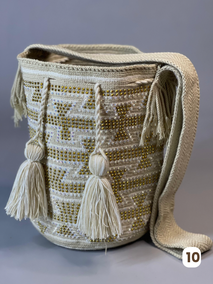 Large Pearl Wayuu Backpack