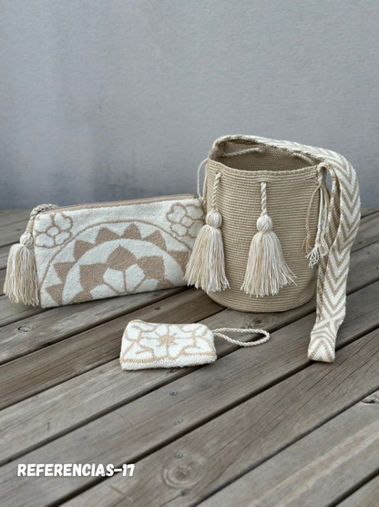 💫 Combos Wayuu: Mochila MEDIANA+ Sobre + (MONEDERO GRATIS) 🎁