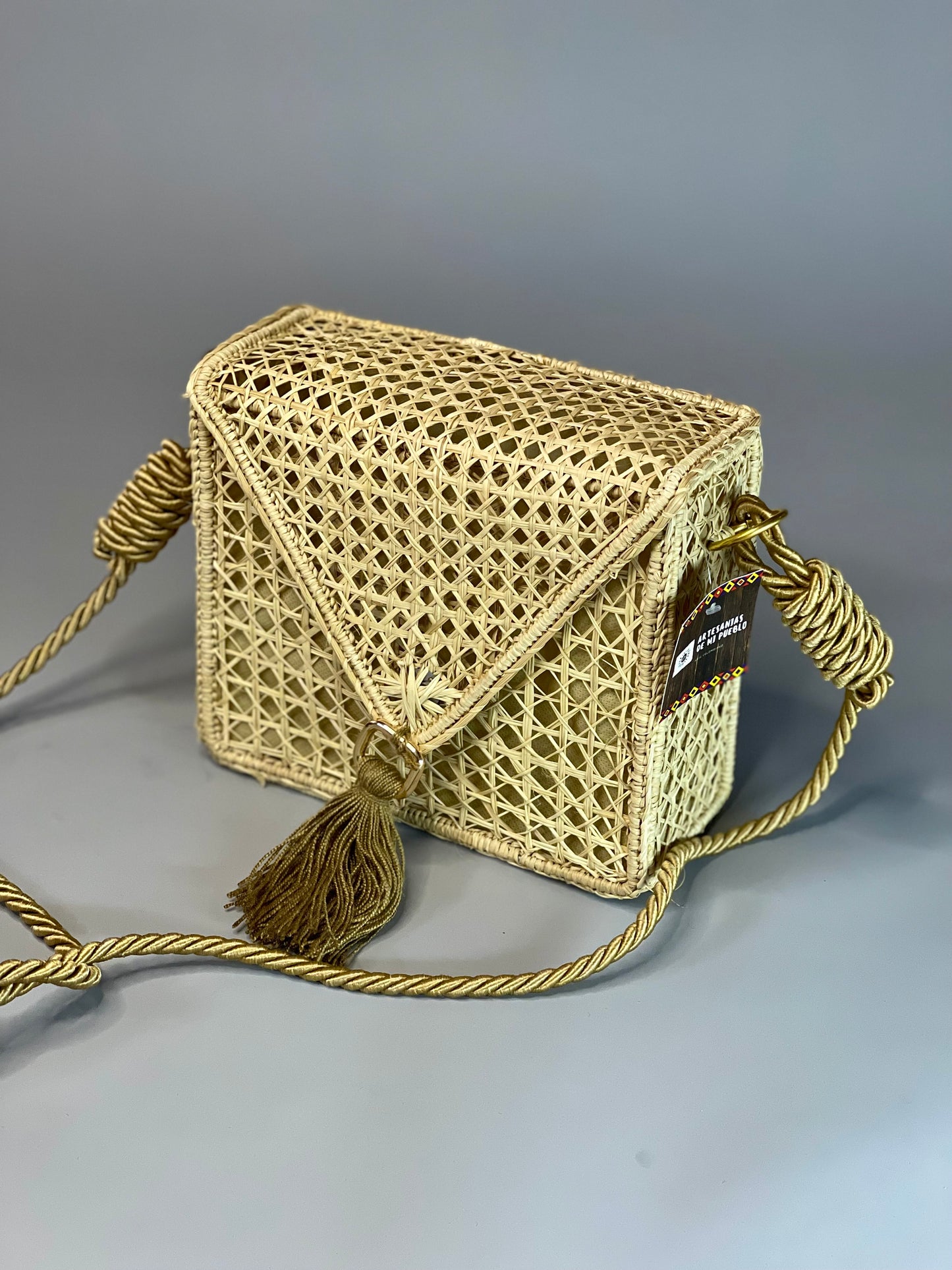 Iraca Cuadrado Beige Oscuro