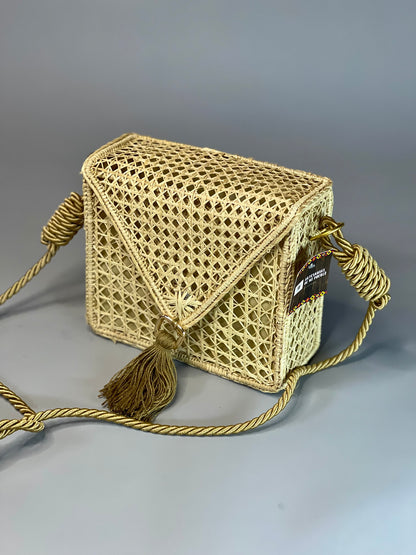 Iraca Cuadrado Beige Oscuro