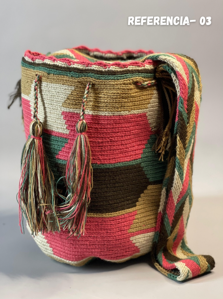 Mochila GRANDE Tonos Guayaba (31x28)
