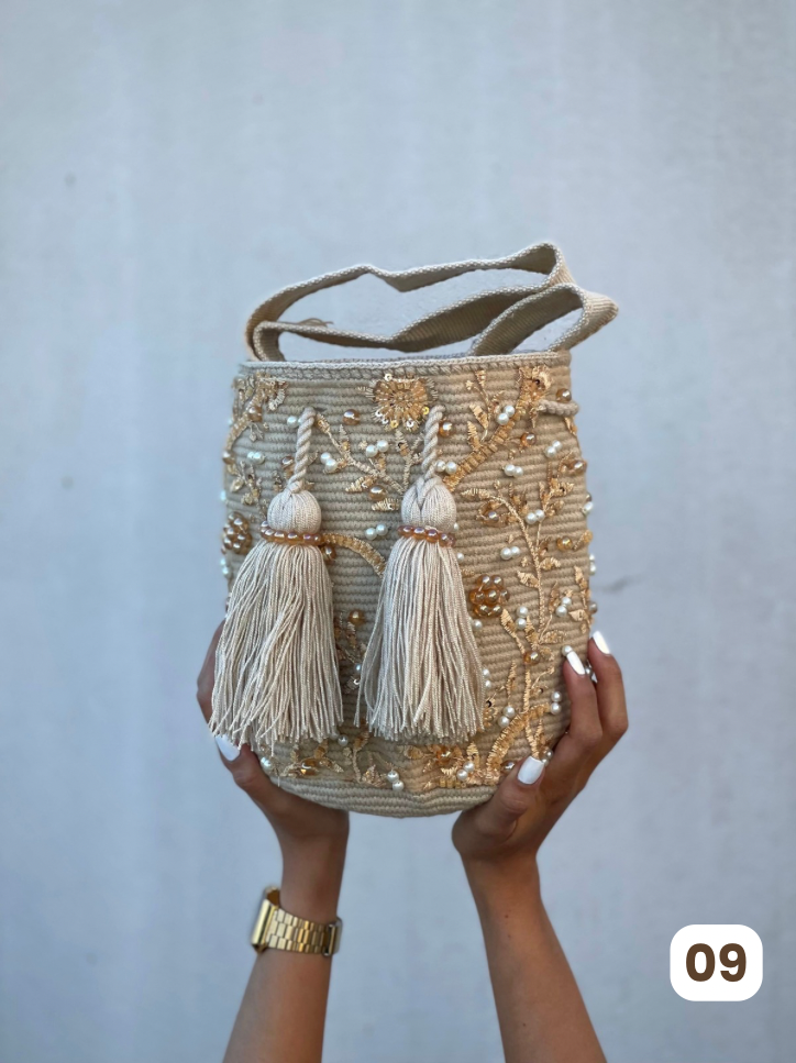 Mochila MEDIANA Recamada🌟💎(22x20)