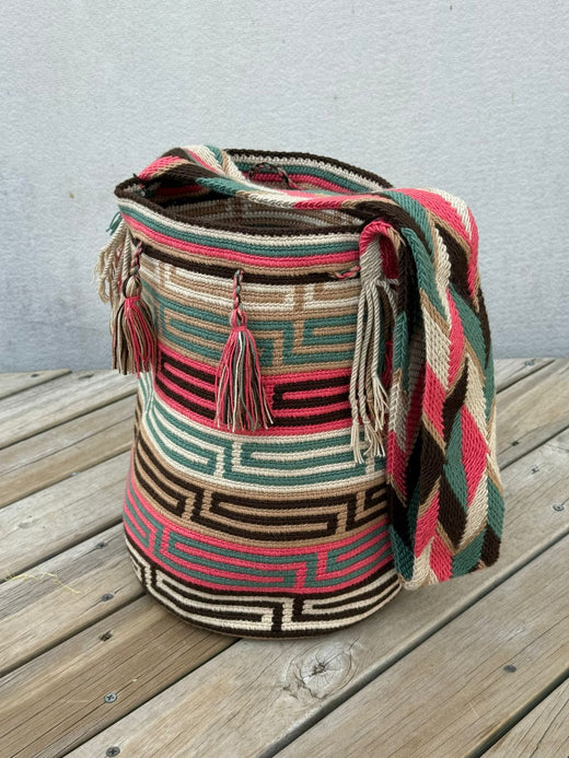 Mochila GRANDE Tonos Guayaba (31x28)