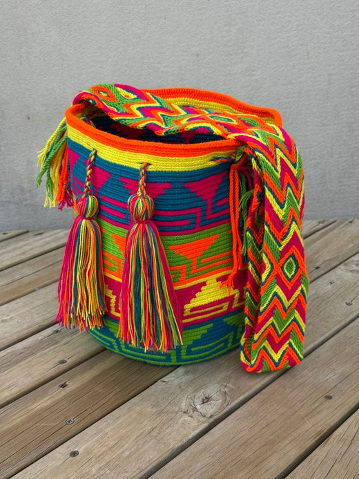 Mochila GRANDE Fiesta Tropical (31x28)