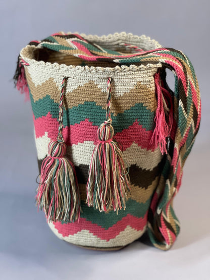 Mochila GRANDE Tonos Guayaba (31x28)