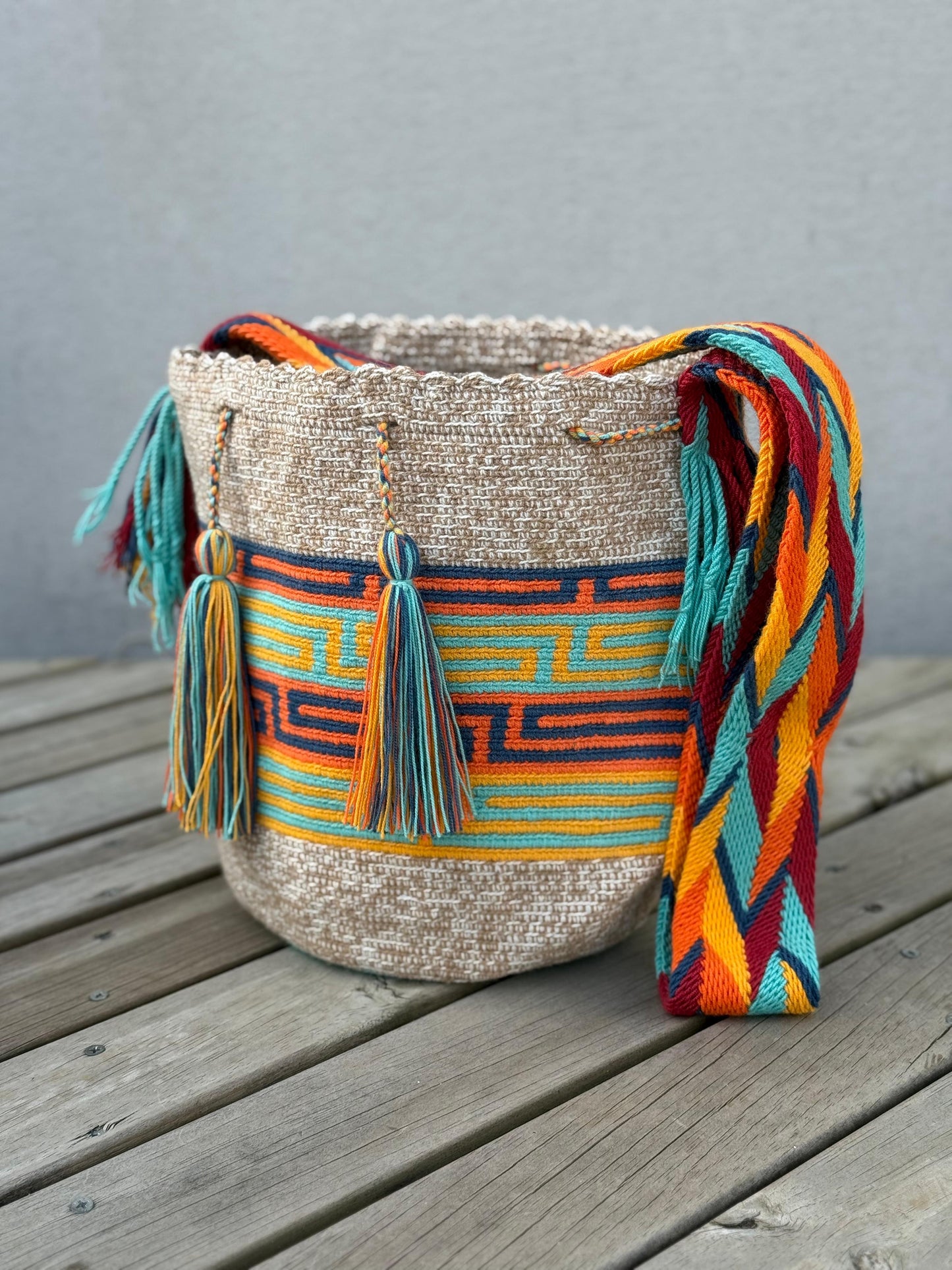 Nuanced Wayuu backpack