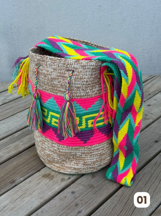 Mochilas GRANDE Matizadas💫 (31x28)