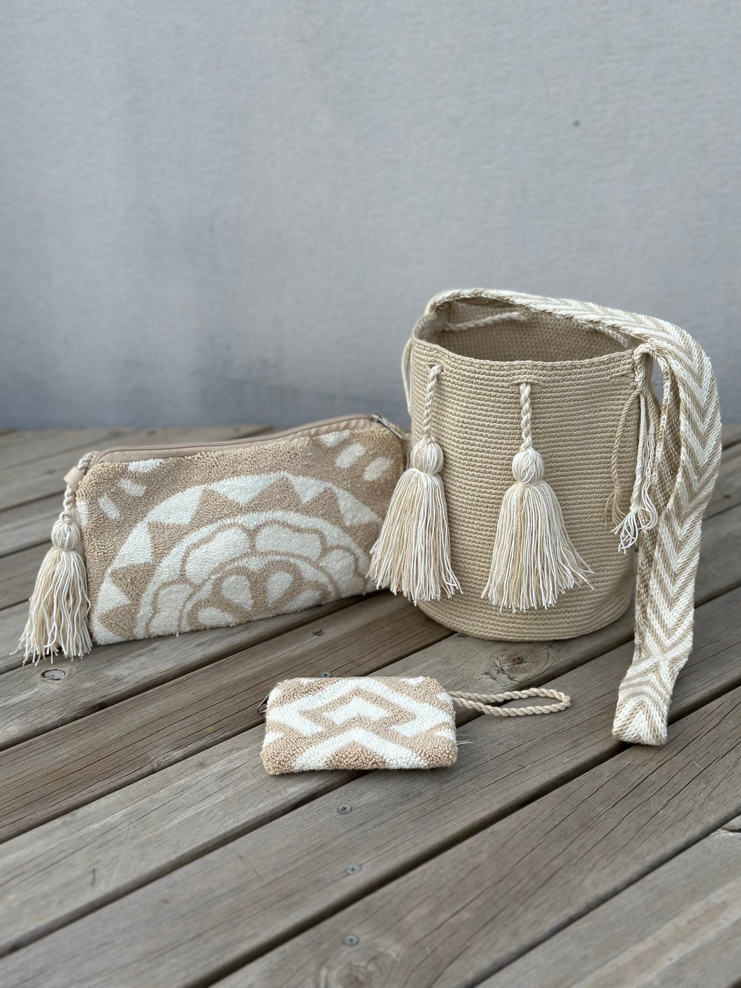 💫 Combos Wayuu: Mochila MEDIANA+ Sobre + (MONEDERO GRATIS) 🎁