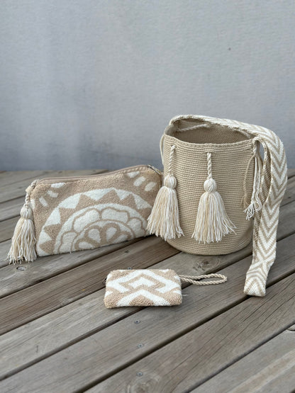 💫 Combos Wayuu: Mochila MEDIANA+ Sobre + (MONEDERO GRATIS) 🎁