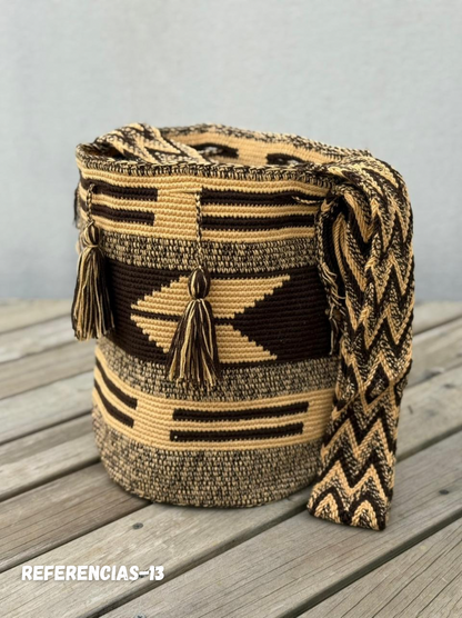 Mochilas GRANDE Diseño Hombre 🔹🩶 (31x28)