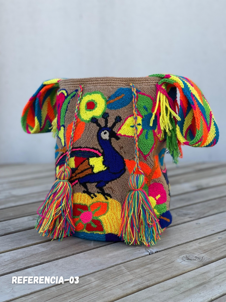 Mochila GRANDE Tapizada (31x28)🦜