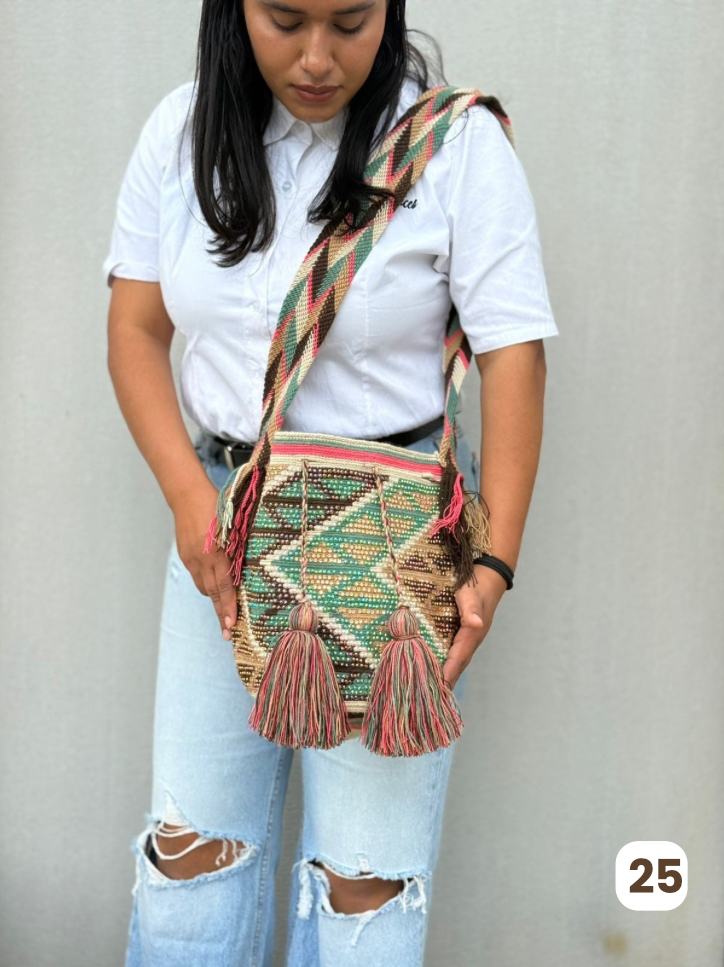 Large Pearl Wayuu Backpack