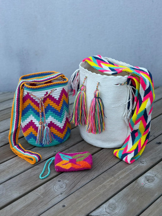 Set Mochila Grande + Mochila Mediana + (Monedero de Regalo)