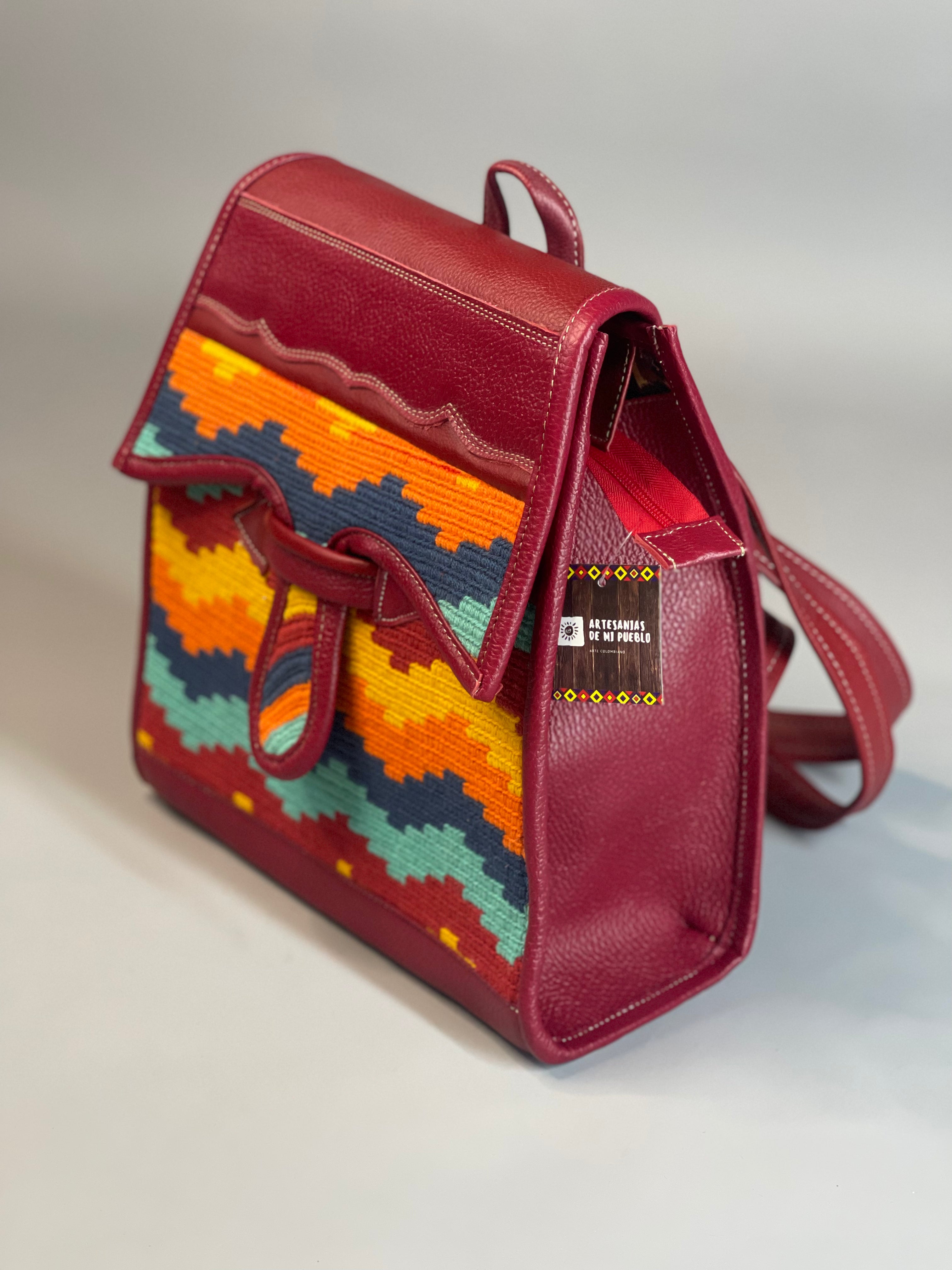 Morral Wayuu Rojo