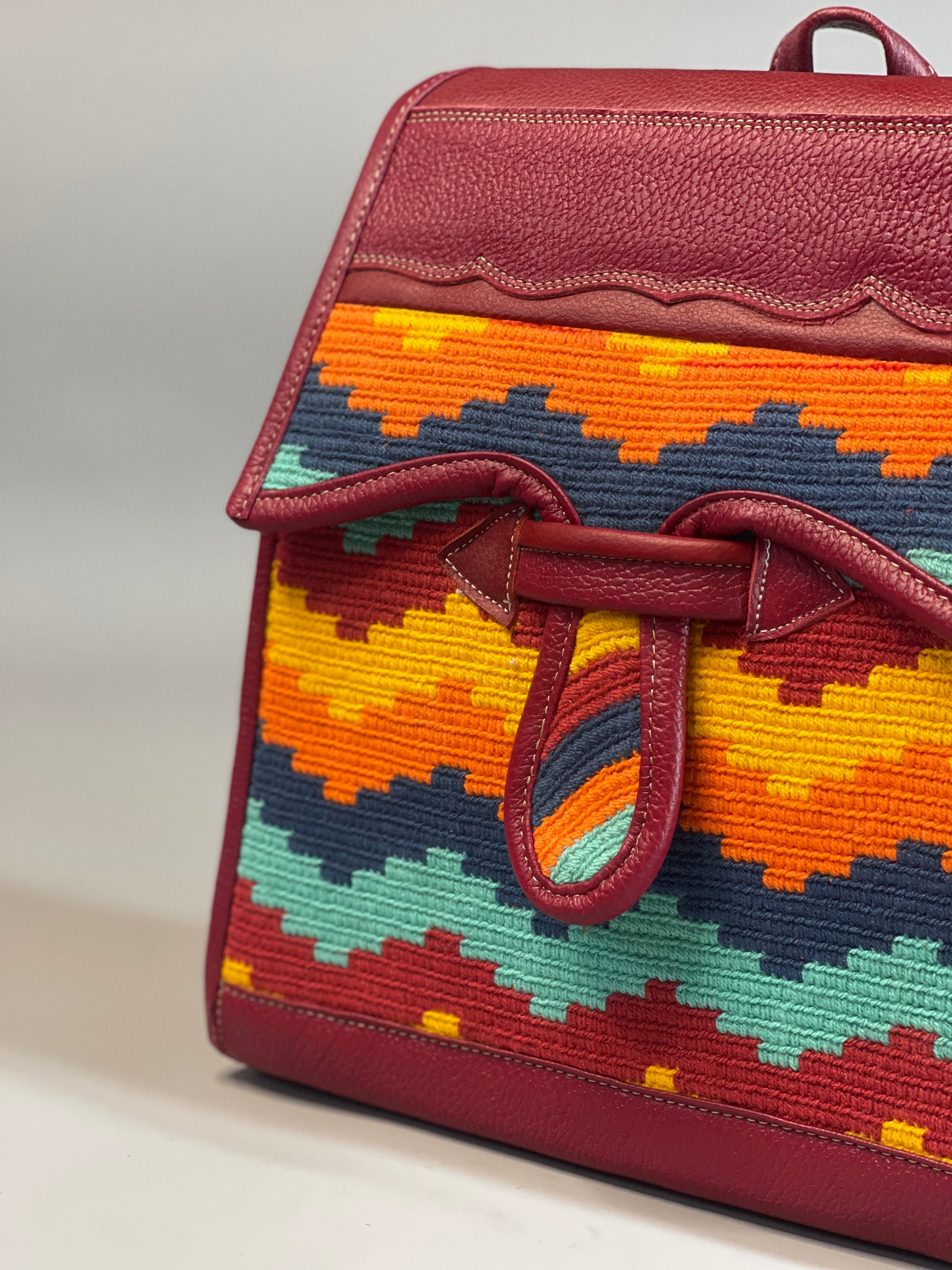 Morral Wayuu Rojo