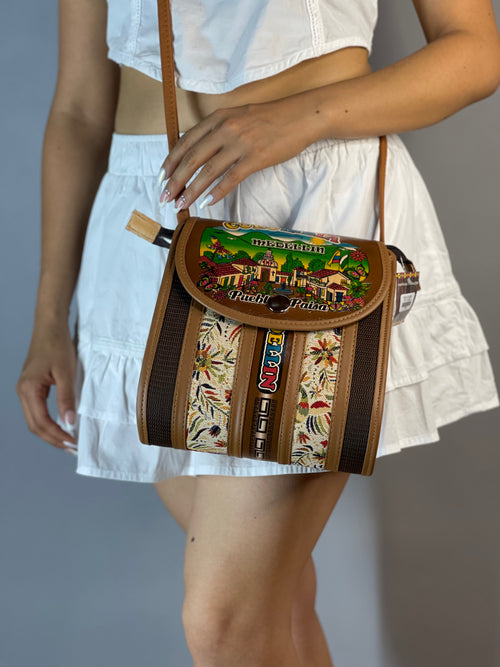 Bolso Cilindro Grande Cafe